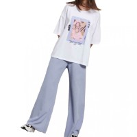 Bodytalk Γυναικεία ψηλόμεση φαρδιά φόρμα`MAKEUP`- 1231-905900-00446