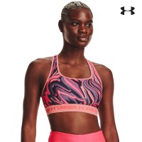 Under Armour Γυναικείο Μπουστάκι  Womens Armour® Mid Crossback Printed Sports Bra - 1361042-603