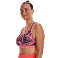 Under Armour Γυναικείο Μπουστάκι  Womens Armour® Mid Crossback Printed Sports Bra - 1361042-603