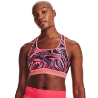 Under Armour Γυναικείο Μπουστάκι  Womens Armour® Mid Crossback Printed Sports Bra - 1361042-603