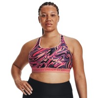Under Armour Γυναικείο Μπουστάκι  Womens Armour® Mid Crossback Printed Sports Bra - 1361042-603