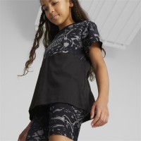 Puma Παιδικό Κολάν κοντό High-Waist Printed Short Leggings Youth - 674365-01