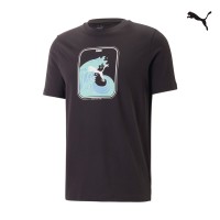 Puma Ανδρικό κοντομάνικο T-shirt GRAPHICS Wave Tee - 674483-01