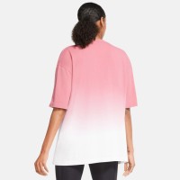 Nike Γυναικείο T-shirt Jordan Women Oversized T-Shirt White/Desert Berry/Reflective Silv - CU6368-101