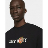 Nike Why Not Ανδρικό T-shirt Μαύρο με Στάμπα - DD3324-010