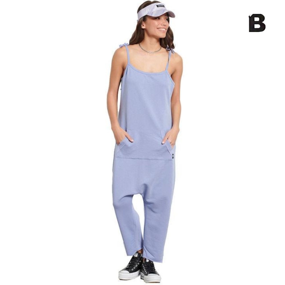 BodyTalk Γυναικεία σαλοπέτα με τιράντες 7/8 "SNAPS" Ortansia - 1231-905207-00446