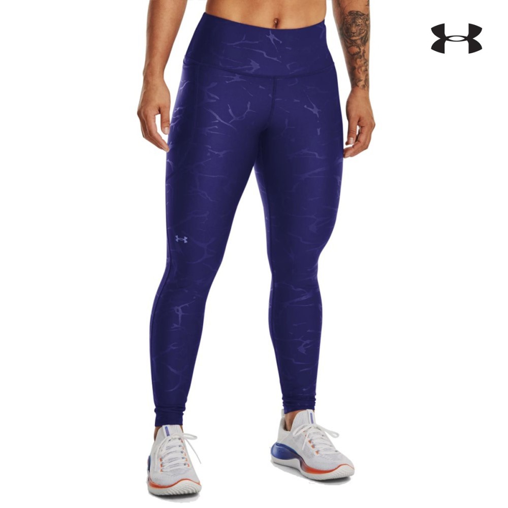Under Armour Γυναικείο Κολάν Women's HeatGear® No-Slip Waistband Emboss Leggings - 1377108-468
