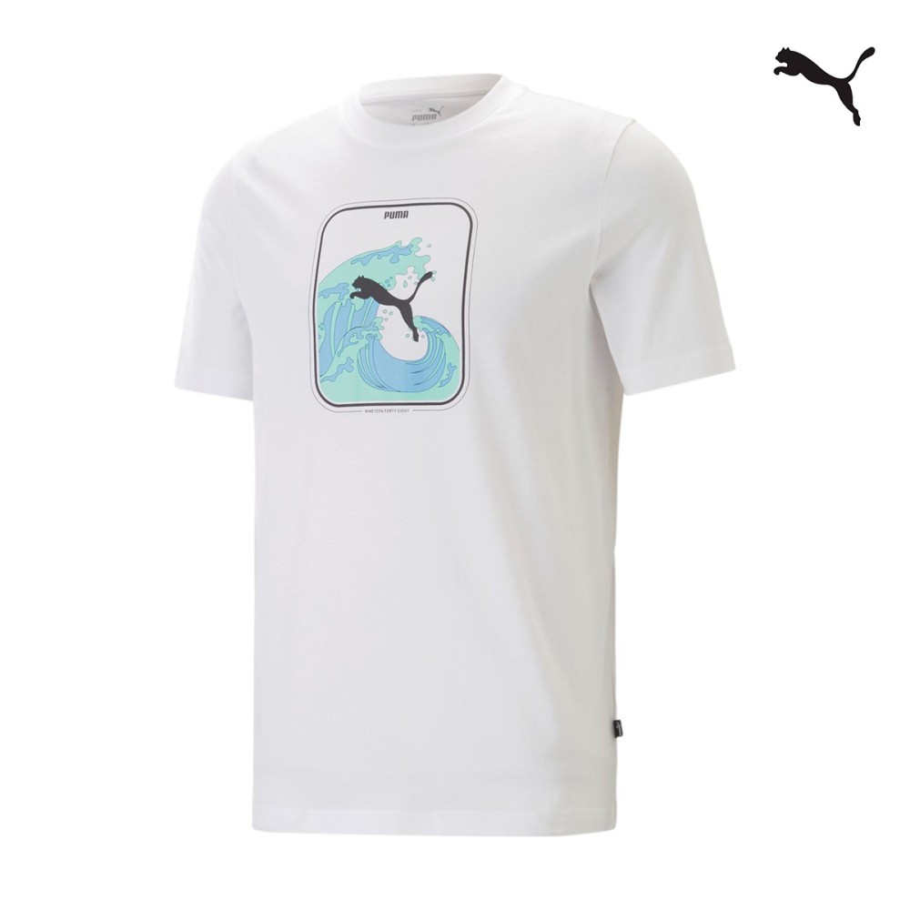 Puma Ανδρικό κοντομάνικο T-shirt GRAPHICS Wave Tee - 674483-02