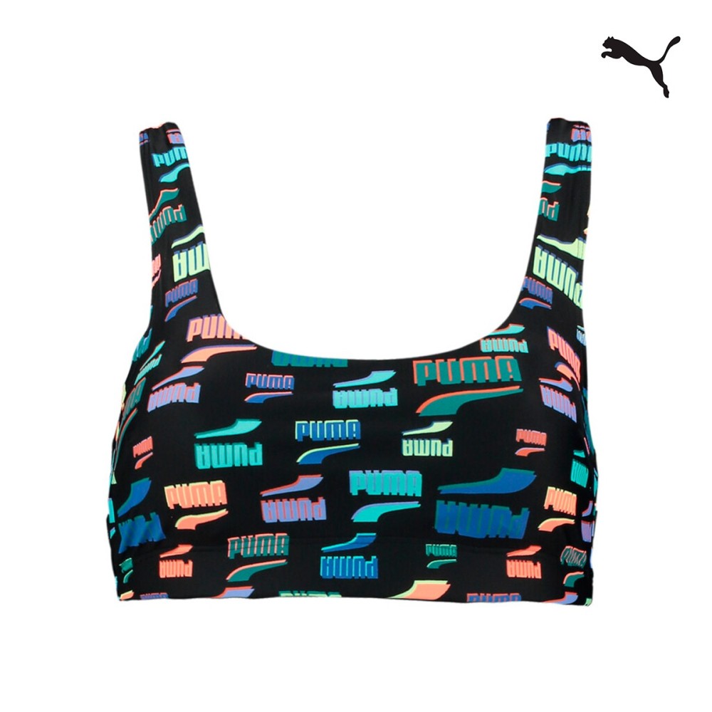 Puma Γυναικείο Μαγιό SWIM WOMEN PRINTED SCOOP NECK TOP1P - 701221723-001