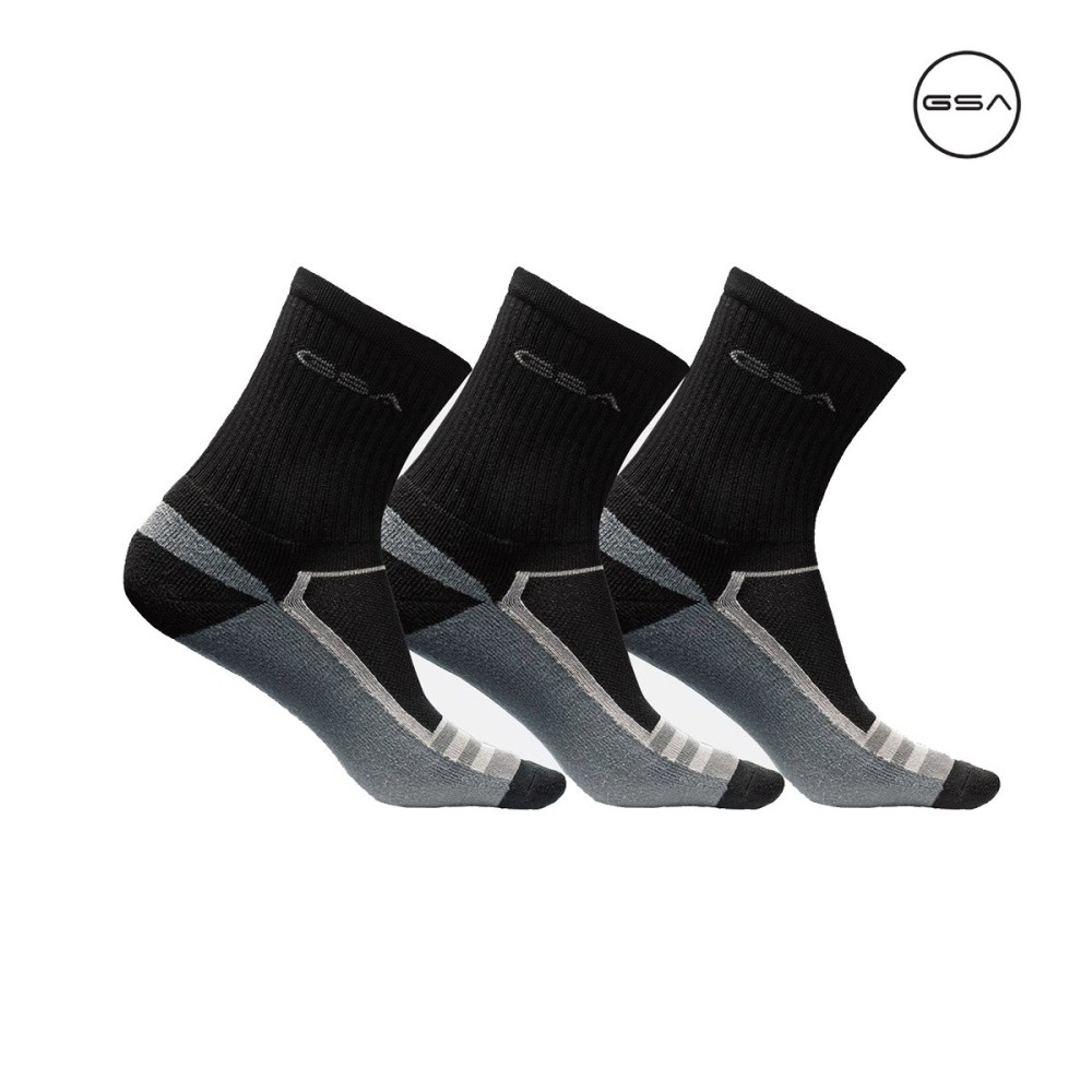 GSA Ανδρικές Κάλτσες 611 Extra Cushioned Performance Crew Socks / 3Pack - 911465