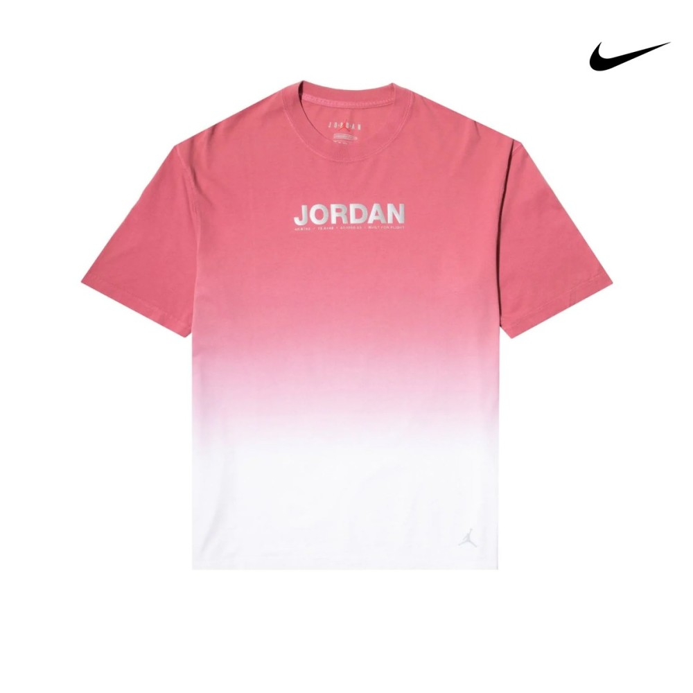 Nike Γυναικείο T-shirt Jordan Women Oversized T-Shirt White/Desert Berry/Reflective Silv - CU6368-101