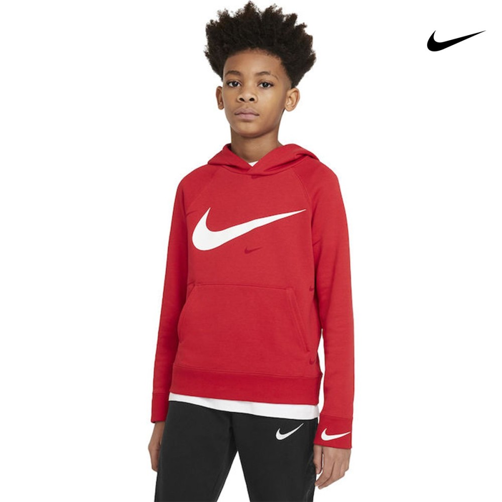 Nike Παιδικό φούτερ Sportswear Swoosh Kids Hoodie - DA0774-657
