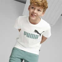 Puma Παιδικό T-shirt Essentials+ Two-Tone Logo Youth Tee - 586985-66