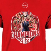 Greek Kids ΠΑΙΔΙΚΟ Champ Limited Edition T-shirt Olympiacos B.C. Basket League 2022-23 - 17473235