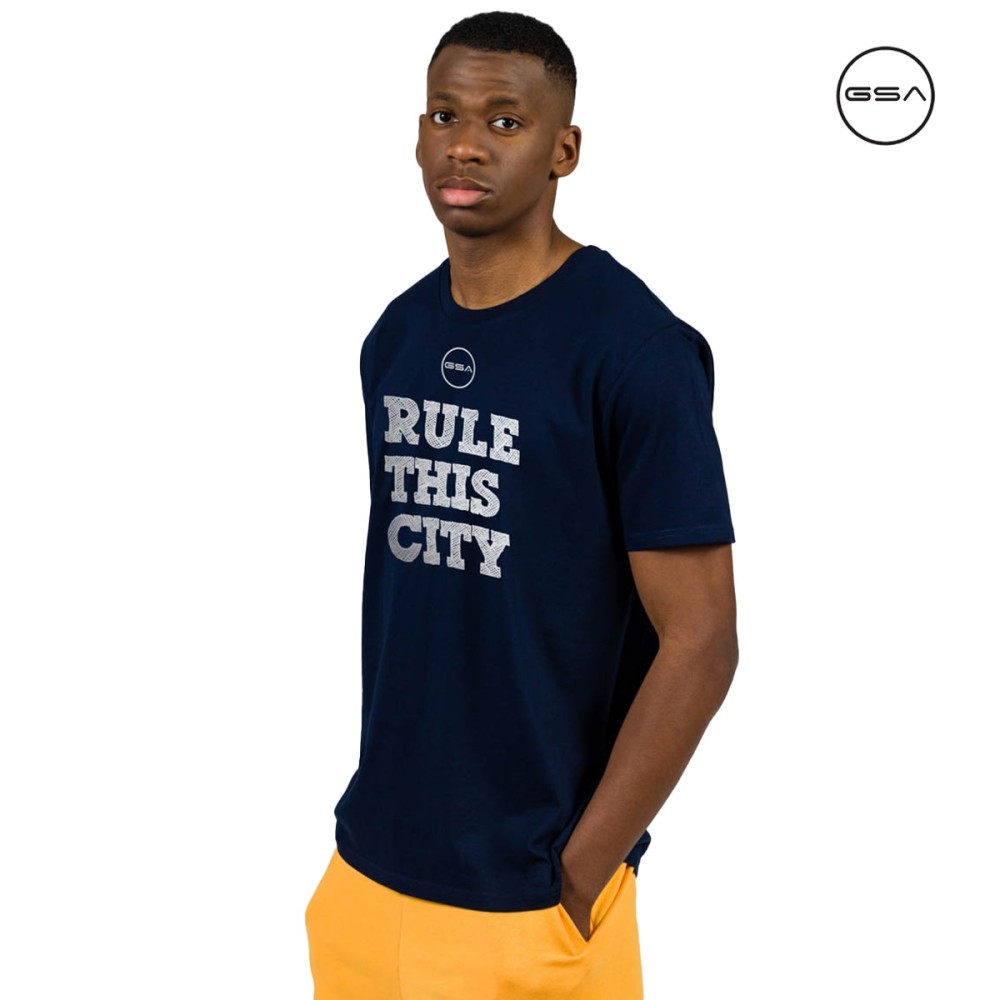 GSA Ανδρικό T-Shirt από Οργανικό Βαμβάκι με Σχέδιο - 1712307-03