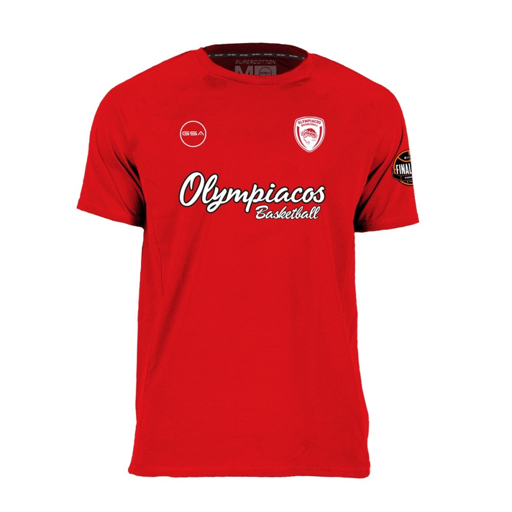 Final Four Kaunas Team Mission T-shirt Olympiacos B.C. Euroleague 2022-23 1747138