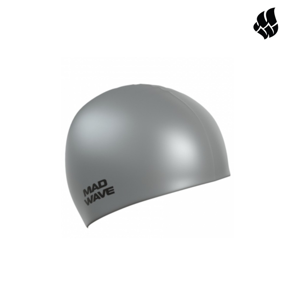Madwave Σκουφάκι κολύμβησης Silicone Swim Cap Silver - M053505012W