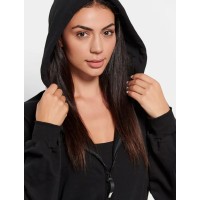 Bodytalk Γυναικεία ολόσωμη φόρμα με κουκούλα και φερμουάρ jumpsuit with hood and zipper - 1232-901407-00100