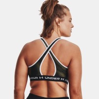 Under Armour Γυναικείο Μπουστάκι  Womens Armour® Mid Crossback Printed Sports Bra - 1361042-390