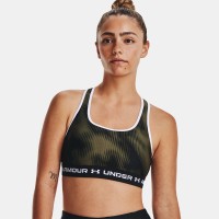 Under Armour Γυναικείο Μπουστάκι  Womens Armour® Mid Crossback Printed Sports Bra - 1361042-390