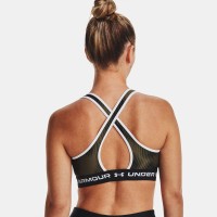 Under Armour Γυναικείο Μπουστάκι  Womens Armour® Mid Crossback Printed Sports Bra - 1361042-390