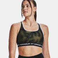Under Armour Γυναικείο Μπουστάκι  Womens Armour® Mid Crossback Printed Sports Bra - 1361042-390