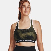Under Armour Γυναικείο Μπουστάκι  Womens Armour® Mid Crossback Printed Sports Bra - 1361042-390