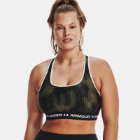 Under Armour Γυναικείο Μπουστάκι  Womens Armour® Mid Crossback Printed Sports Bra - 1361042-390