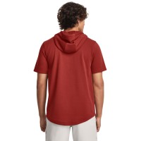 Under Armour Mens Project Rock Terry Short Sleeve Hoodie Ανδρικό T-shirt με κουκούλα - 1377427-635