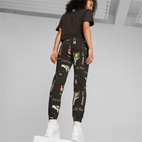 Puma Γυναικεία Φόρμα Παντελόνι Classics Printed Womens Sweatpants - 621386-01