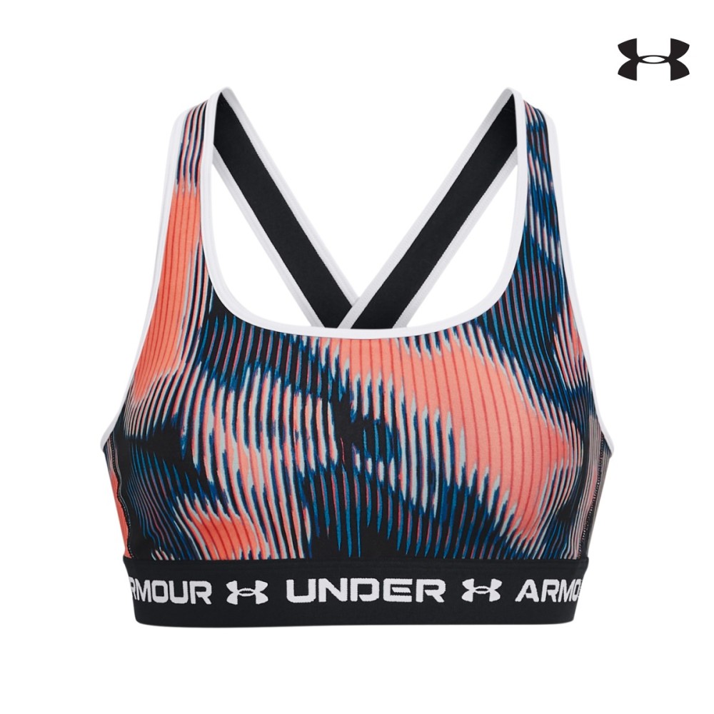 Under Armour Γυναικείο Μπουστάκι  Womens Armour® Mid Crossback Printed Sports Bra - 1361042-963
