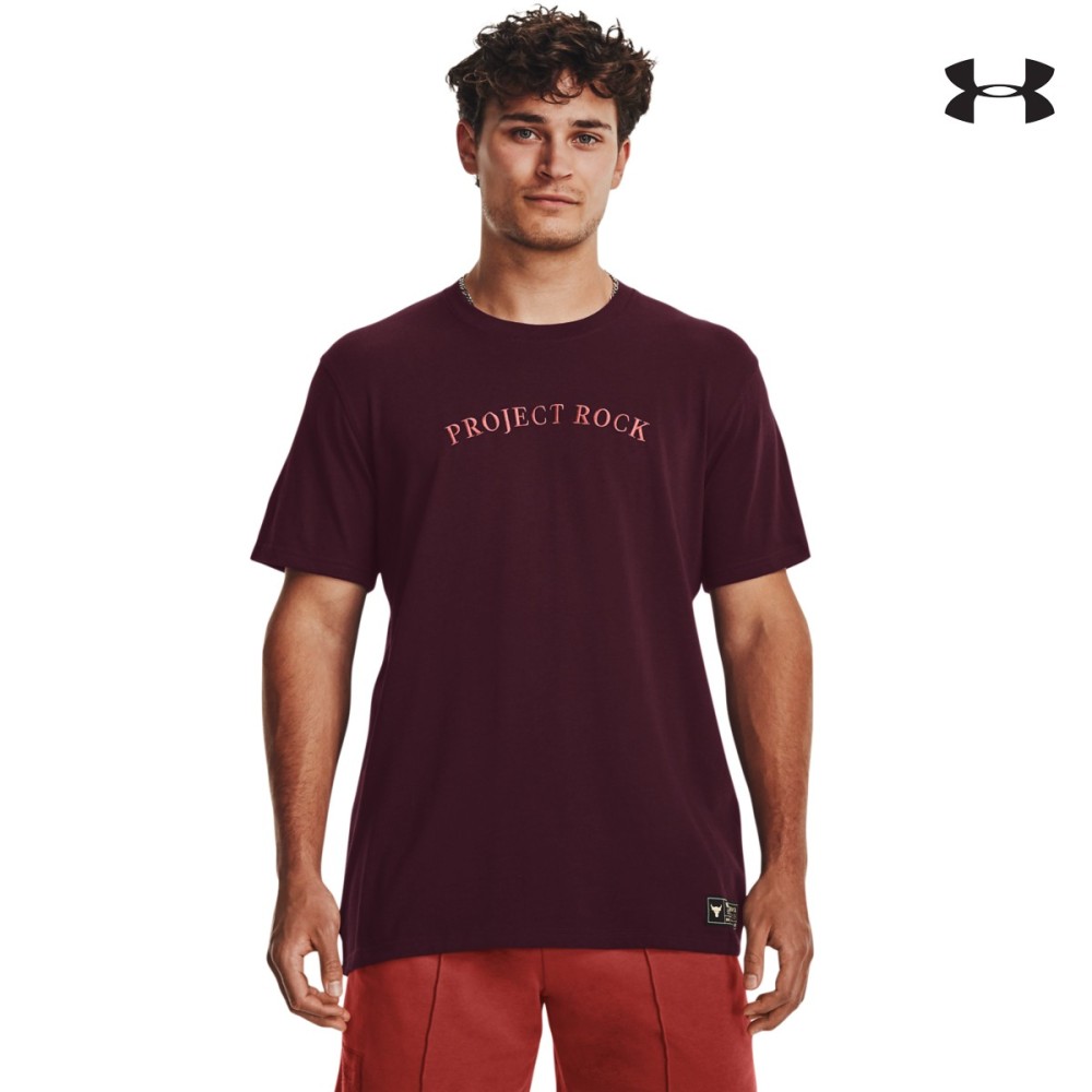 Under Armour Ανδρικό T-shirt Mens Project Rock Crest Heavyweight Short Sleeve - 1379749-600