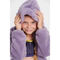 Bodytalk Παιδική unisex teddy ζακέτα με κουκούλα Kids teddy hooded zip sweater - 1232-720222-00446