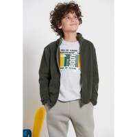 Bodytalk Παιδική unisex ζακέτα ζιβάγκο Kids turtleneck zip sweater - 1232-720922-00689