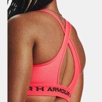 Under Armour Womens Armour Mid Crossback Sports Bra Γυναικείο Μπουστάκι - 1361034-629