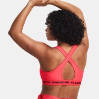 Under Armour Womens Armour Mid Crossback Sports Bra Γυναικείο Μπουστάκι - 1361034-629