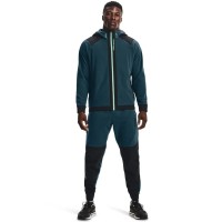 Under Armour Ανδρική μακρυμάνικη μπλούζα φούτερ Mens UA RUSH™ Fleece Full-Zip Hoodie - 1366178-413