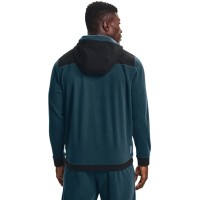 Under Armour Ανδρική μακρυμάνικη μπλούζα φούτερ Mens UA RUSH™ Fleece Full-Zip Hoodie - 1366178-413
