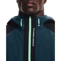 Under Armour Ανδρική μακρυμάνικη μπλούζα φούτερ Mens UA RUSH™ Fleece Full-Zip Hoodie - 1366178-413