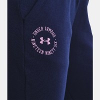 Under Armour Womens UA Rival Fleece Crest Joggers Γυναικεία Φόρμα - 1373025-410