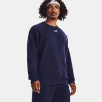 Under Armour Ανδρική Μακρυμάνικη Μπλούζα Mens UA Rival Fleece Crew - 1379755-410