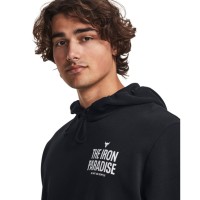 Under Armour Ανδρική μπλούζα φούτερ με κουκούλα Project Rock Fleece Hoodie - 1380107-001