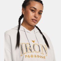 Under Armour Γυναικείεα μακρυμάνικη μπλούζα φούτερ Womens Project Rock Everyday Terry Hoodie - 1380186-114