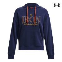 Under Armour Γυναικείεα μακρυμάνικη μπλούζα φούτερ Womens Project Rock Everyday Terry Hoodie - 1380186-410