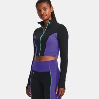 Under Armour Γυναικεία Κοντή Μπλούζα με μακρυ μανίκι Womens Project Rock Lets Go Crop Full-Zip - 1380194-001