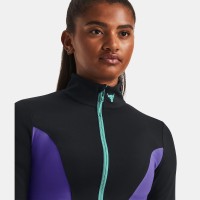 Under Armour Γυναικεία Κοντή Μπλούζα με μακρυ μανίκι Womens Project Rock Lets Go Crop Full-Zip - 1380194-001