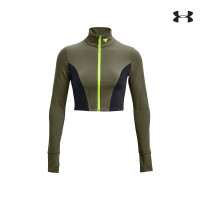 Under Armour Γυναικεία Κοντή Μπλούζα με μακρυ μανίκι Womens Project Rock Lets Go Crop Full-Zip - 1380194-390