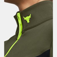 Under Armour Γυναικεία Κοντή Μπλούζα με μακρυ μανίκι Womens Project Rock Lets Go Crop Full-Zip - 1380194-390