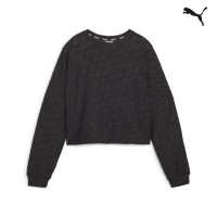 PUMA Γυναικεία μπλούζα φούτερ Fit Branded Fleece Crew - 524124-01