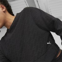 PUMA Γυναικεία μπλούζα φούτερ Fit Branded Fleece Crew - 524124-01